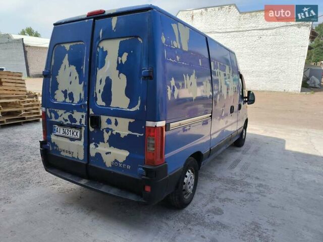 Синий Пежо Boxer, объемом двигателя 2.2 л и пробегом 440 тыс. км за 2700 $, фото 6 на Automoto.ua