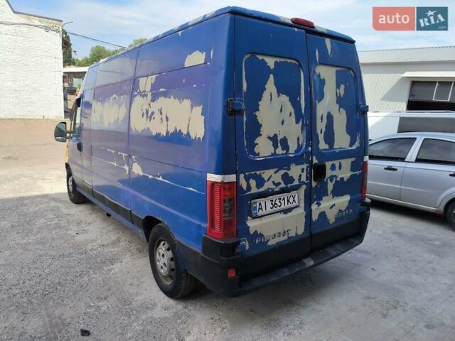 Синий Пежо Boxer, объемом двигателя 2.2 л и пробегом 440 тыс. км за 2700 $, фото 4 на Automoto.ua