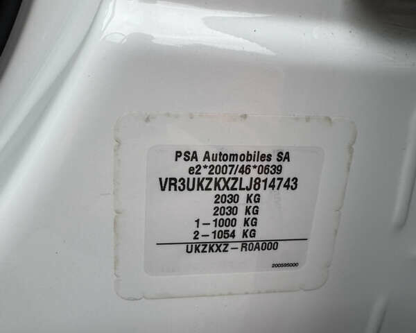 Білий Пежо e-2008, об'ємом двигуна 0 л та пробігом 142 тис. км за 16999 $, фото 24 на Automoto.ua
