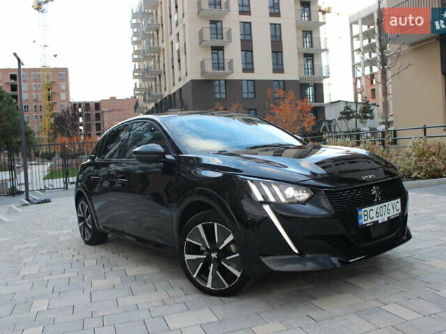 Чорний Пежо e-208, об'ємом двигуна 0 л та пробігом 78 тис. км за 15950 $, фото 1 на Automoto.ua