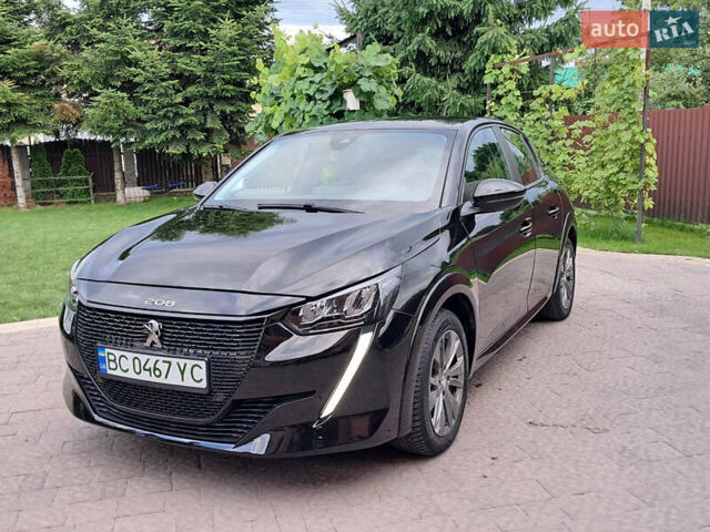 Чорний Пежо e-208, об'ємом двигуна 0 л та пробігом 36 тис. км за 15500 $, фото 1 на Automoto.ua