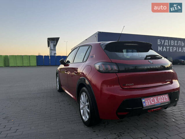 Красный Пежо e-208, объемом двигателя 0 л и пробегом 76 тыс. км за 14950 $, фото 5 на Automoto.ua
