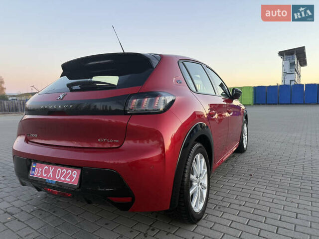 Красный Пежо e-208, объемом двигателя 0 л и пробегом 76 тыс. км за 14950 $, фото 3 на Automoto.ua