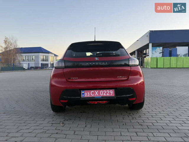 Красный Пежо e-208, объемом двигателя 0 л и пробегом 76 тыс. км за 14950 $, фото 4 на Automoto.ua