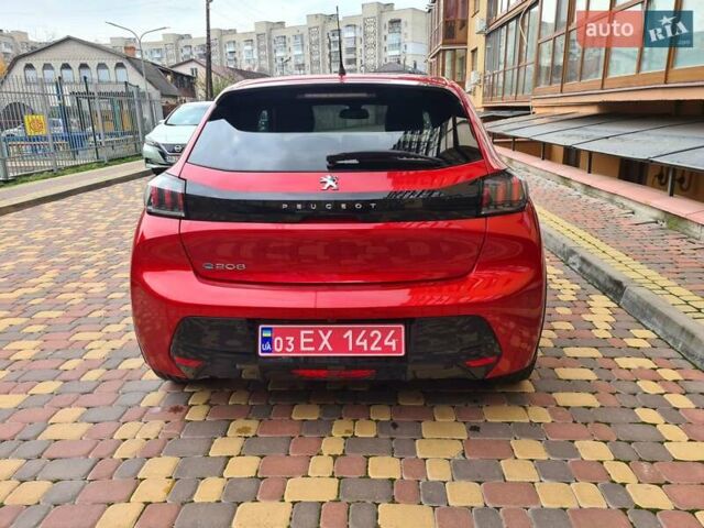 Червоний Пежо e-208, об'ємом двигуна 0 л та пробігом 76 тис. км за 13700 $, фото 3 на Automoto.ua