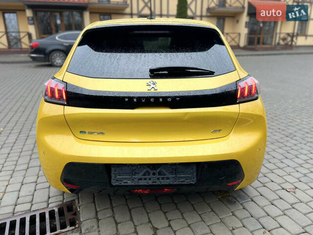 Жовтий Пежо e-208, об'ємом двигуна 0 л та пробігом 55 тис. км за 13700 $, фото 7 на Automoto.ua