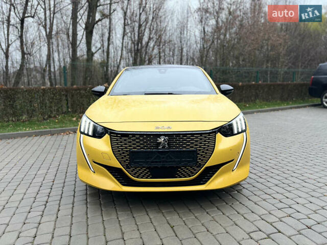 Жовтий Пежо e-208, об'ємом двигуна 0 л та пробігом 55 тис. км за 13700 $, фото 1 на Automoto.ua