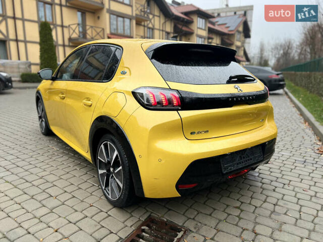 Жовтий Пежо e-208, об'ємом двигуна 0 л та пробігом 55 тис. км за 13700 $, фото 8 на Automoto.ua