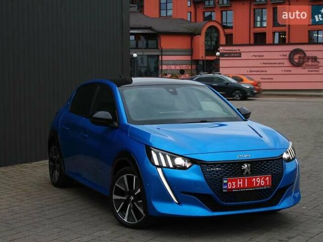Синий Пежо e-208, объемом двигателя 0 л и пробегом 110 тыс. км за 13600 $, фото 5 на Automoto.ua