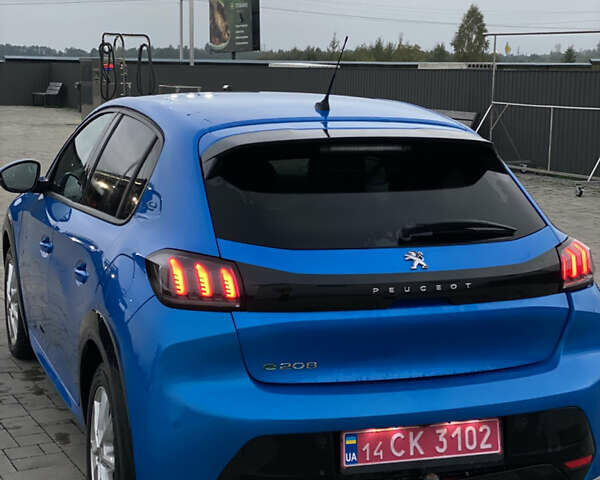Синий Пежо e-208, объемом двигателя 0 л и пробегом 81 тыс. км за 12800 $, фото 25 на Automoto.ua