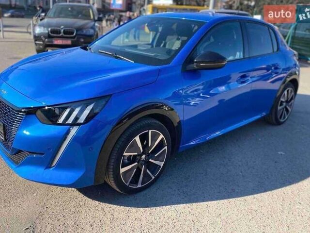 Синій Пежо e-208, об'ємом двигуна 0 л та пробігом 15 тис. км за 16650 $, фото 2 на Automoto.ua