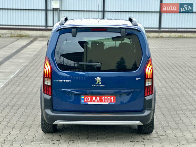 Синій Пежо e-Rifter, об'ємом двигуна 0 л та пробігом 50 тис. км за 19777 $, фото 13 на Automoto.ua