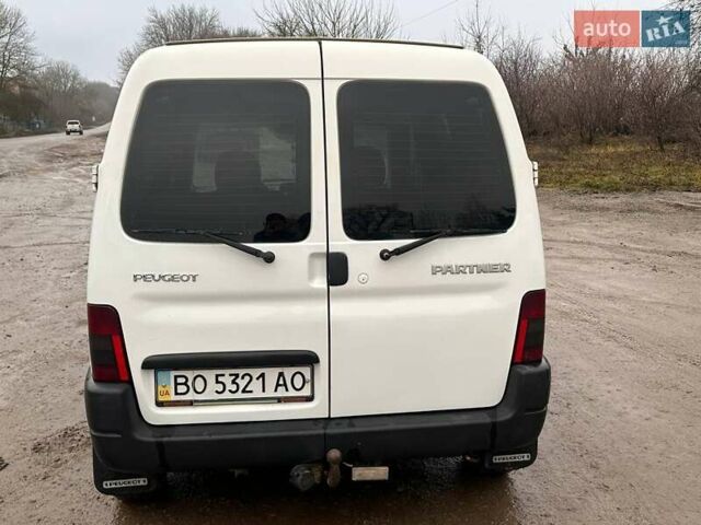 Белый Пежо Partner, объемом двигателя 1.87 л и пробегом 309 тыс. км за 3200 $, фото 2 на Automoto.ua