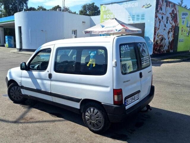 Белый Пежо Partner, объемом двигателя 1.6 л и пробегом 406 тыс. км за 3499 $, фото 2 на Automoto.ua