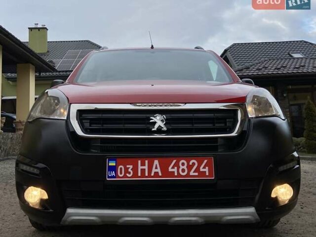 Красный Пежо Partner, объемом двигателя 1.6 л и пробегом 191 тыс. км за 10450 $, фото 12 на Automoto.ua