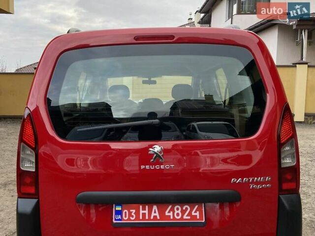 Красный Пежо Partner, объемом двигателя 1.6 л и пробегом 191 тыс. км за 10450 $, фото 7 на Automoto.ua