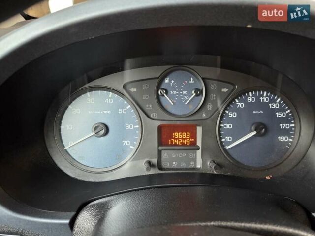 Серый Пежо Partner, объемом двигателя 1.56 л и пробегом 174 тыс. км за 8000 $, фото 1 на Automoto.ua