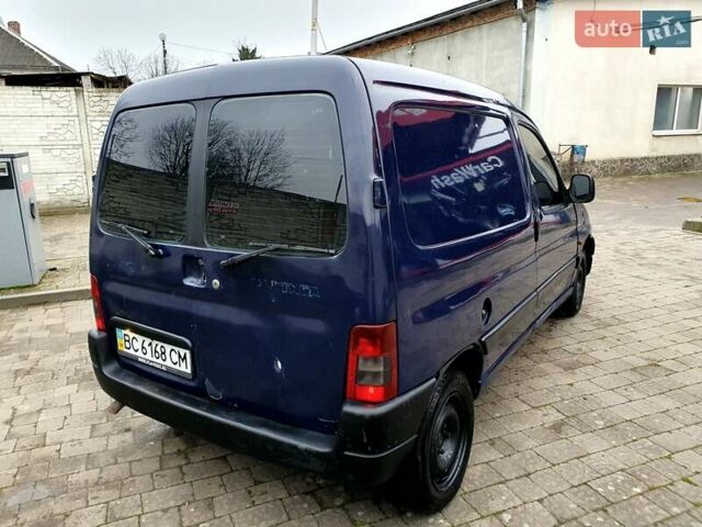 Синий Пежо Partner, объемом двигателя 1.91 л и пробегом 222 тыс. км за 1500 $, фото 4 на Automoto.ua