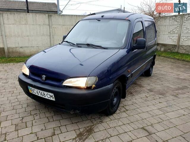 Синий Пежо Partner, объемом двигателя 1.91 л и пробегом 222 тыс. км за 1500 $, фото 10 на Automoto.ua