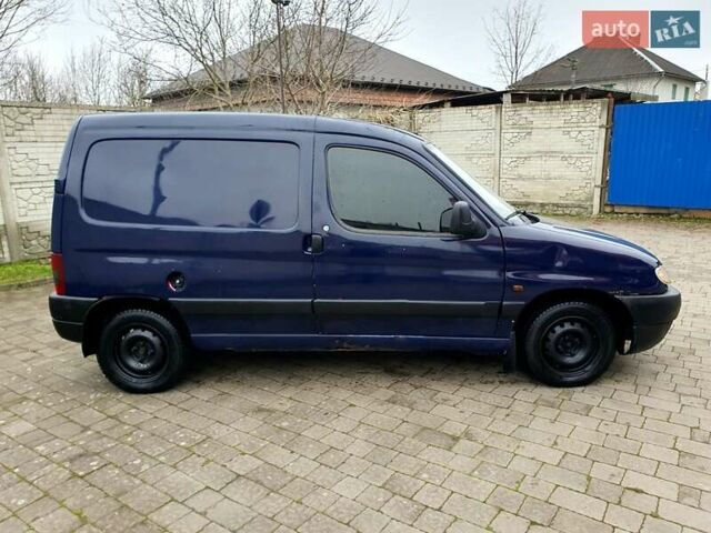 Синий Пежо Partner, объемом двигателя 1.91 л и пробегом 222 тыс. км за 1500 $, фото 2 на Automoto.ua
