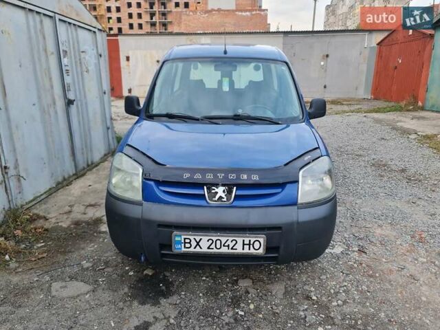 Синий Пежо Partner, объемом двигателя 1.87 л и пробегом 295 тыс. км за 3800 $, фото 1 на Automoto.ua