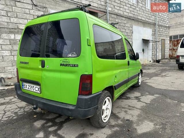 Зеленый Пежо Partner, объемом двигателя 1.9 л и пробегом 287 тыс. км за 2999 $, фото 5 на Automoto.ua
