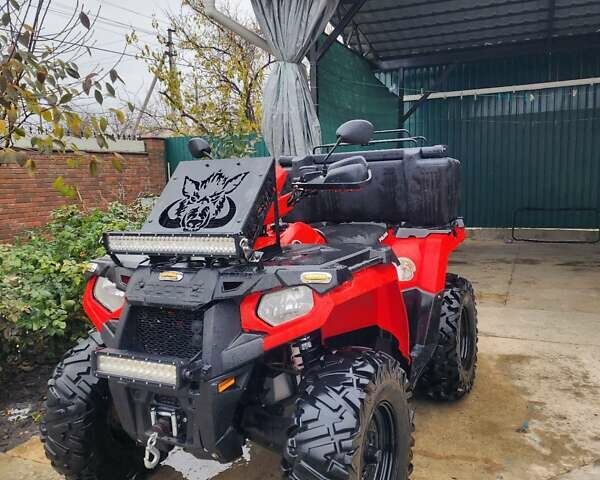Красный Поларис Sportsman Touring 570, объемом двигателя 0.57 л и пробегом 7 тыс. км за 6500 $, фото 1 на Automoto.ua
