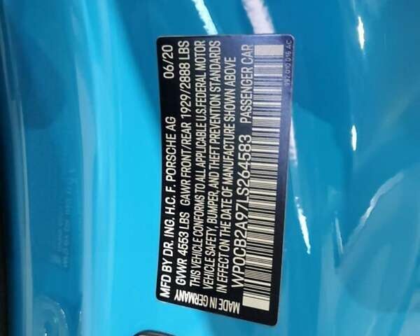 Синий Порше 911, объемом двигателя 2.98 л и пробегом 4 тыс. км за 67000 $, фото 11 на Automoto.ua