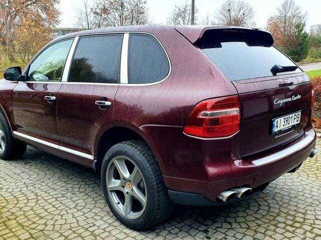 Красный Порше Каен Турбо, объемом двигателя 3 л и пробегом 187 тыс. км за 15000 $, фото 6 на Automoto.ua