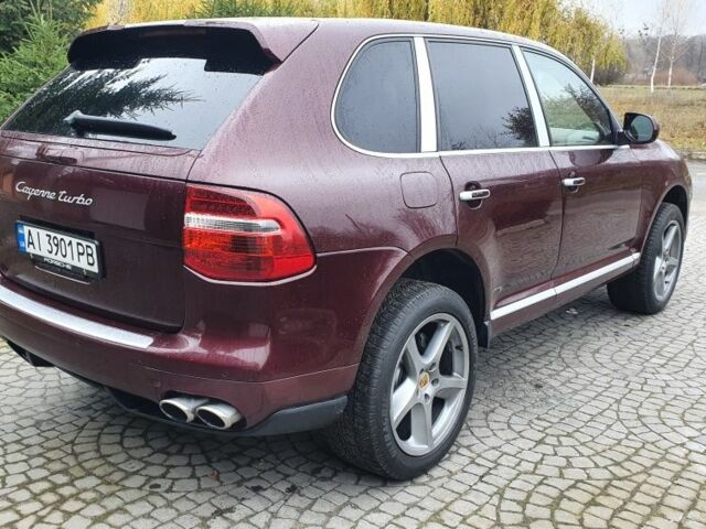 Красный Порше Каен Турбо, объемом двигателя 3 л и пробегом 187 тыс. км за 15000 $, фото 7 на Automoto.ua