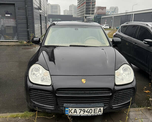 Черный Порше Каен, объемом двигателя 4.5 л и пробегом 111 тыс. км за 8500 $, фото 2 на Automoto.ua