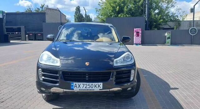Черный Порше Каен, объемом двигателя 4.8 л и пробегом 148 тыс. км за 8000 $, фото 3 на Automoto.ua