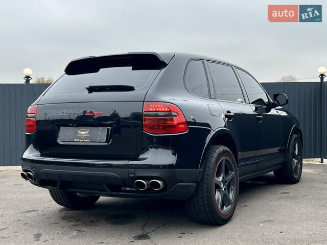 Черный Порше Каен, объемом двигателя 4.81 л и пробегом 222 тыс. км за 9500 $, фото 2 на Automoto.ua