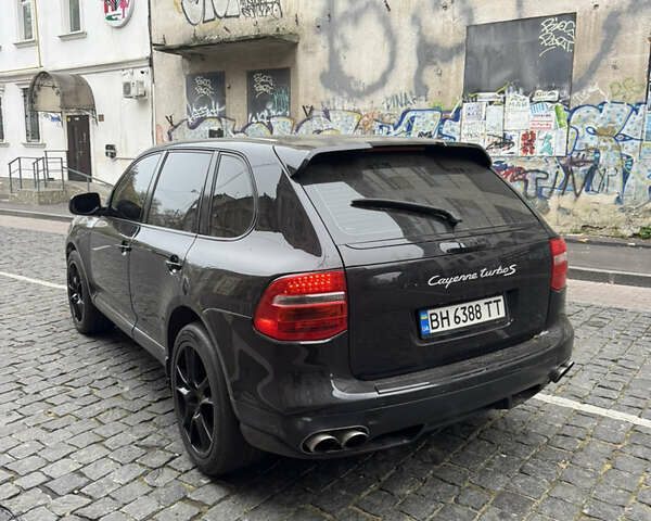 Черный Порше Каен, объемом двигателя 4.8 л и пробегом 140 тыс. км за 8500 $, фото 5 на Automoto.ua
