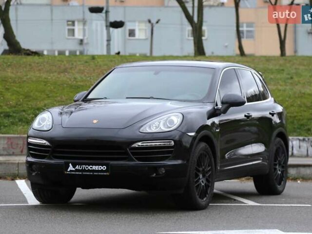 Черный Порше Каен, объемом двигателя 3 л и пробегом 103 тыс. км за 32000 $, фото 2 на Automoto.ua