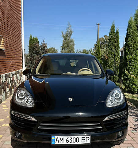 Черный Порше Каен, объемом двигателя 3 л и пробегом 195 тыс. км за 21500 $, фото 1 на Automoto.ua