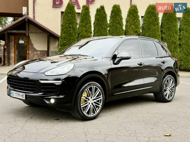 Порше Cayenne 2015 у Тернополі на Automoto.ua Чорний Порше Cayenne, об'ємом двигуна 2.97 л та пробігом 298 тис. км за 29900 $, фото 6 на Automoto.ua