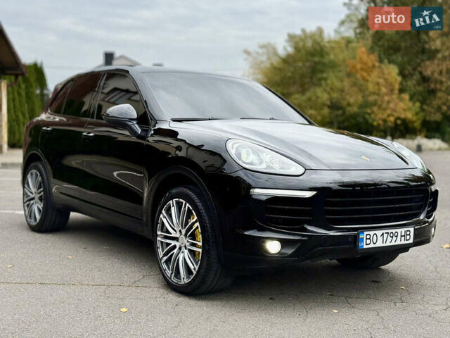 Порше Cayenne 2015 у Тернополі на Automoto.ua Чорний Порше Cayenne, об'ємом двигуна 2.97 л та пробігом 298 тис. км за 29900 $, фото 2 на Automoto.ua