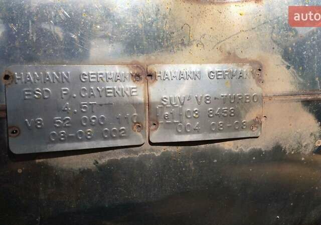 Серый Порше Каен, объемом двигателя 4.5 л и пробегом 212 тыс. км за 11500 $, фото 57 на Automoto.ua