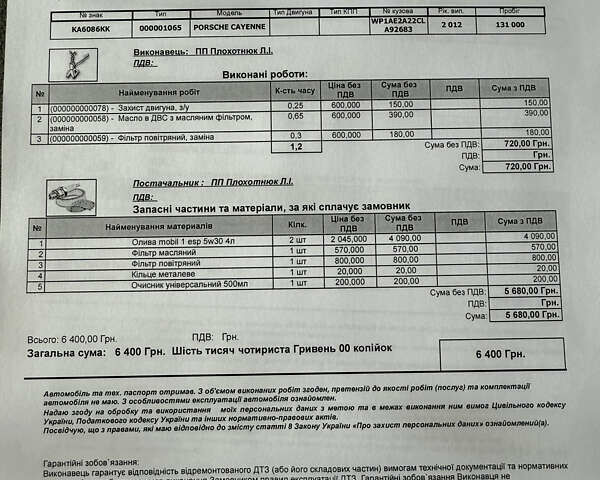 Сірий Порше Cayenne, об'ємом двигуна 3 л та пробігом 138 тис. км за 27000 $, фото 175 на Automoto.ua