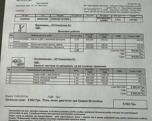 Сірий Порше Cayenne, об'ємом двигуна 3 л та пробігом 138 тис. км за 27000 $, фото 177 на Automoto.ua