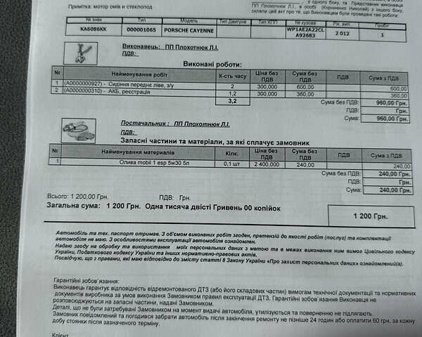 Сірий Порше Cayenne, об'ємом двигуна 3 л та пробігом 138 тис. км за 27000 $, фото 167 на Automoto.ua