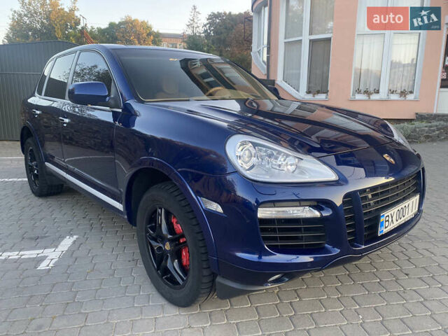 Синий Порше Каен, объемом двигателя 4.81 л и пробегом 115 тыс. км за 15500 $, фото 2 на Automoto.ua