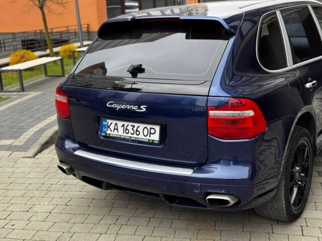 Синий Порше Каен, объемом двигателя 4.8 л и пробегом 274 тыс. км за 7500 $, фото 13 на Automoto.ua