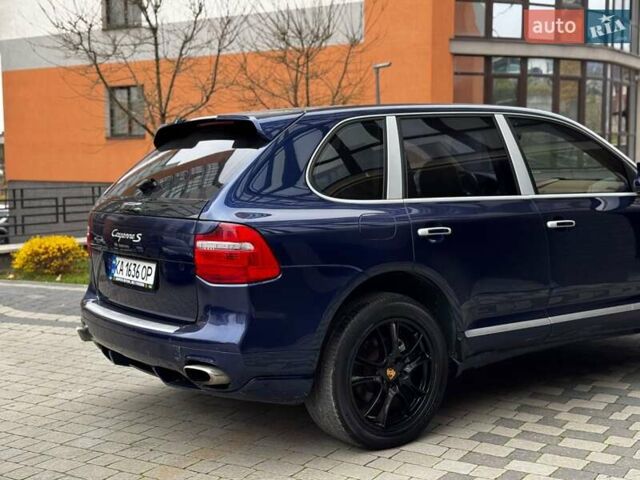 Синий Порше Каен, объемом двигателя 4.81 л и пробегом 274 тыс. км за 7500 $, фото 19 на Automoto.ua