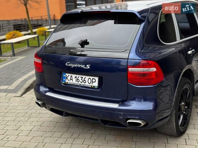 Синий Порше Каен, объемом двигателя 4.81 л и пробегом 274 тыс. км за 7500 $, фото 15 на Automoto.ua