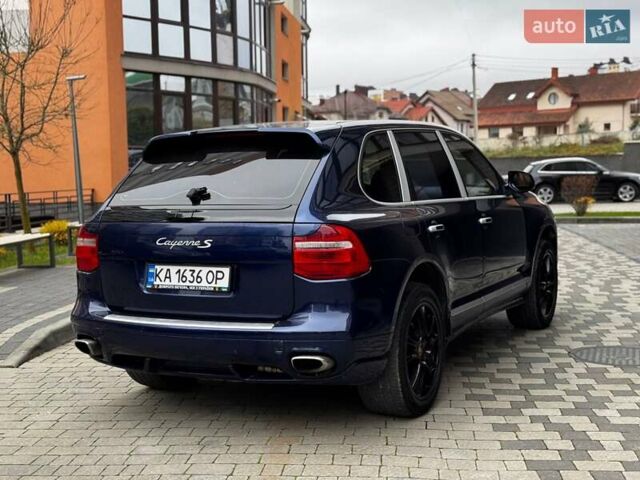 Синий Порше Каен, объемом двигателя 4.81 л и пробегом 274 тыс. км за 7500 $, фото 16 на Automoto.ua