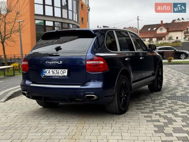 Синий Порше Каен, объемом двигателя 4.81 л и пробегом 274 тыс. км за 7500 $, фото 17 на Automoto.ua