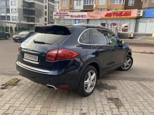 Синий Порше Каен, объемом двигателя 3 л и пробегом 300 тыс. км за 19945 $, фото 1 на Automoto.ua