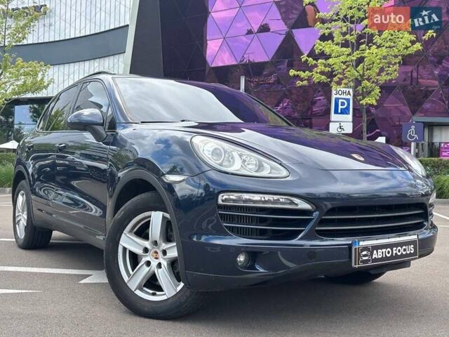 Синий Порше Каен, объемом двигателя 2.97 л и пробегом 199 тыс. км за 23490 $, фото 1 на Automoto.ua